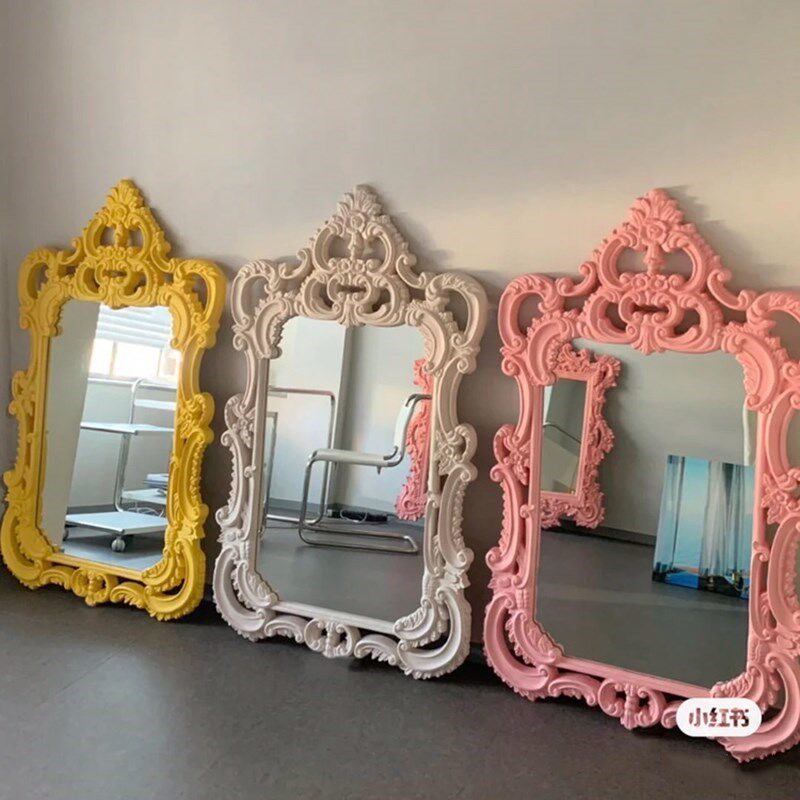 Home Living Bathroom Vanity - Luksusowe lustro wiszące do salonu, nowoczesne