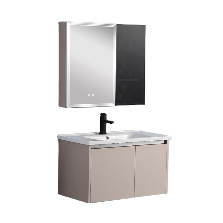 Home Living Bathroom Vanity - Szafka łazienkowa nowoczesna biała ze stali