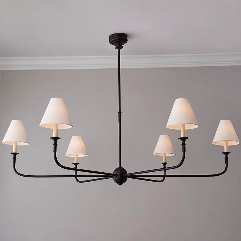 Home Bathroom Lighting Design - Visual Comfort Piaf Żyrandol Retro LED