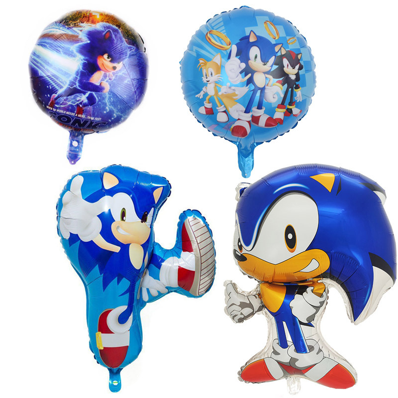 Home Goods Bathroom - Balon Sonic z Niebieskim Błyskiem, Dekoracja
