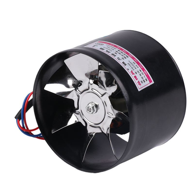 Home Bathroom Extractor Fan - 4-calowy wentylator do domowej kuchni Metalowy