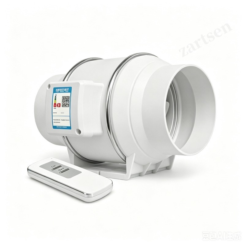 Home Bathroom Extractor Fan - Wentylator wyciągowy do domu, cichy, kanałowy,