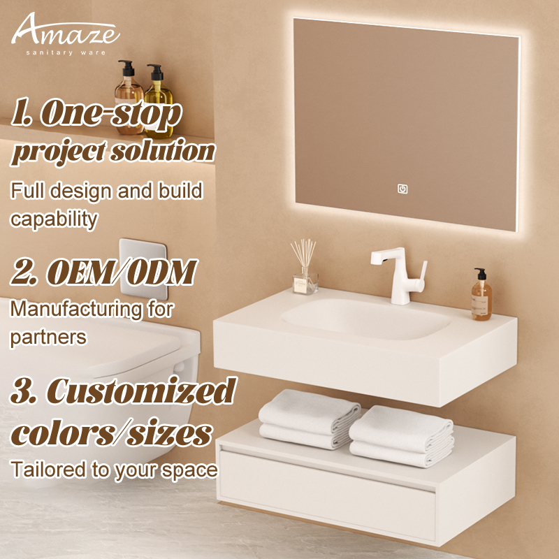 Home Living Bathroom Vanity - Szafka łazienkowa w luksusowym stylu, z
