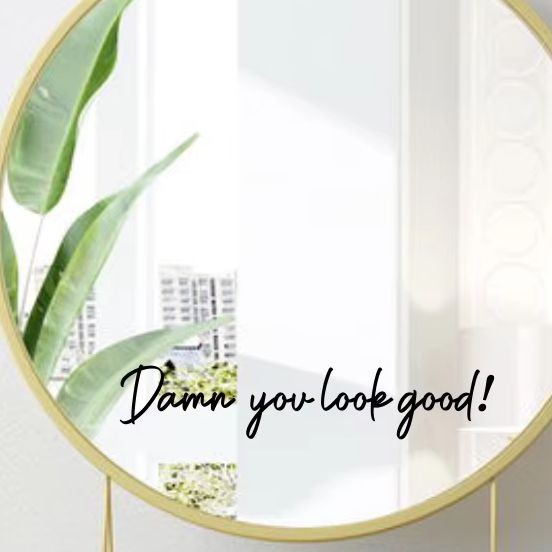 Home Goods Bathroom Mirrors - Naklejka na lustro You Look Good,