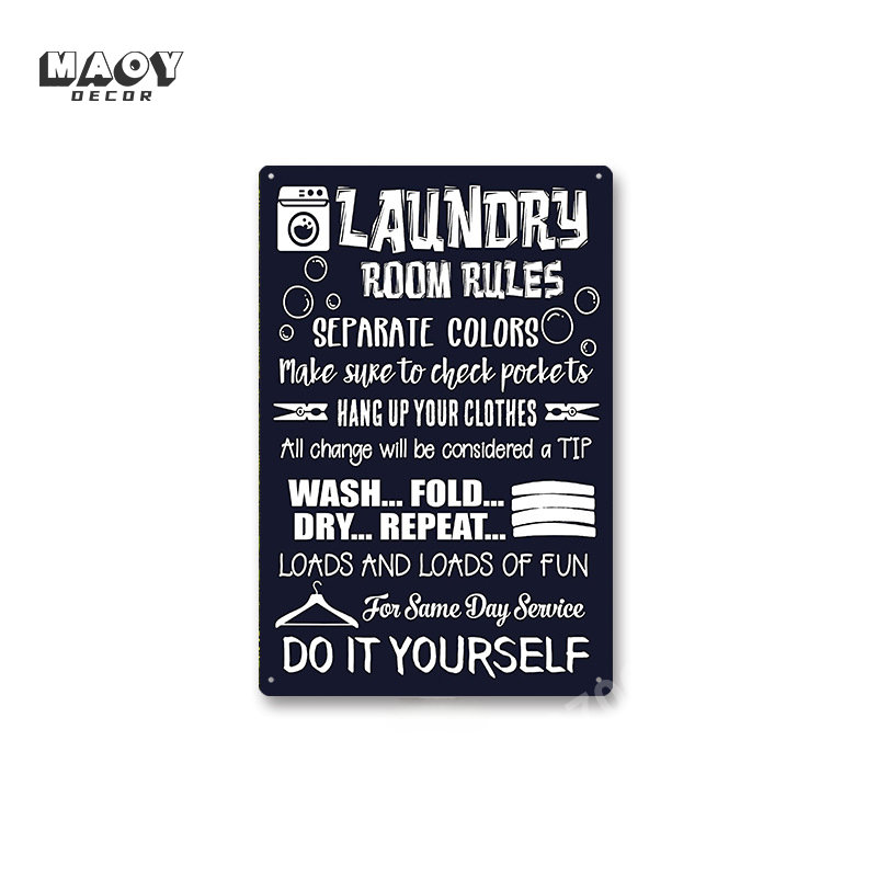 Slogan Metalowy Znak Blaszany  – Home Bathroom Wall Decor recenzja i cena