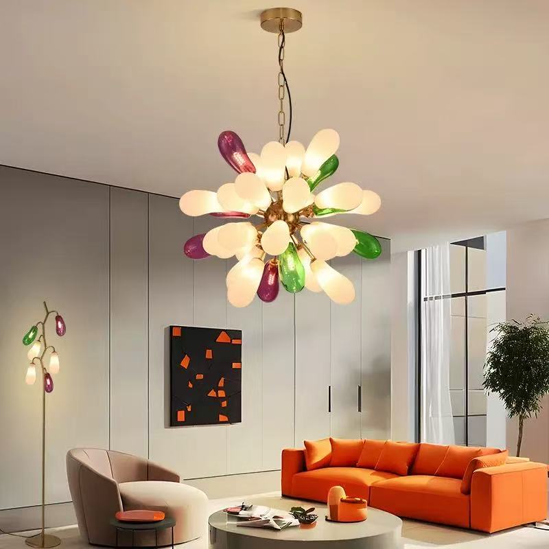 Nowoczesny żyrandol z kolorowe – Home Bathroom Lighting Design recenzja i cena