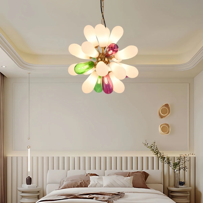 Nowoczesny żyrandol z kolorowe – Home Bathroom Lighting Design recenzja i cena