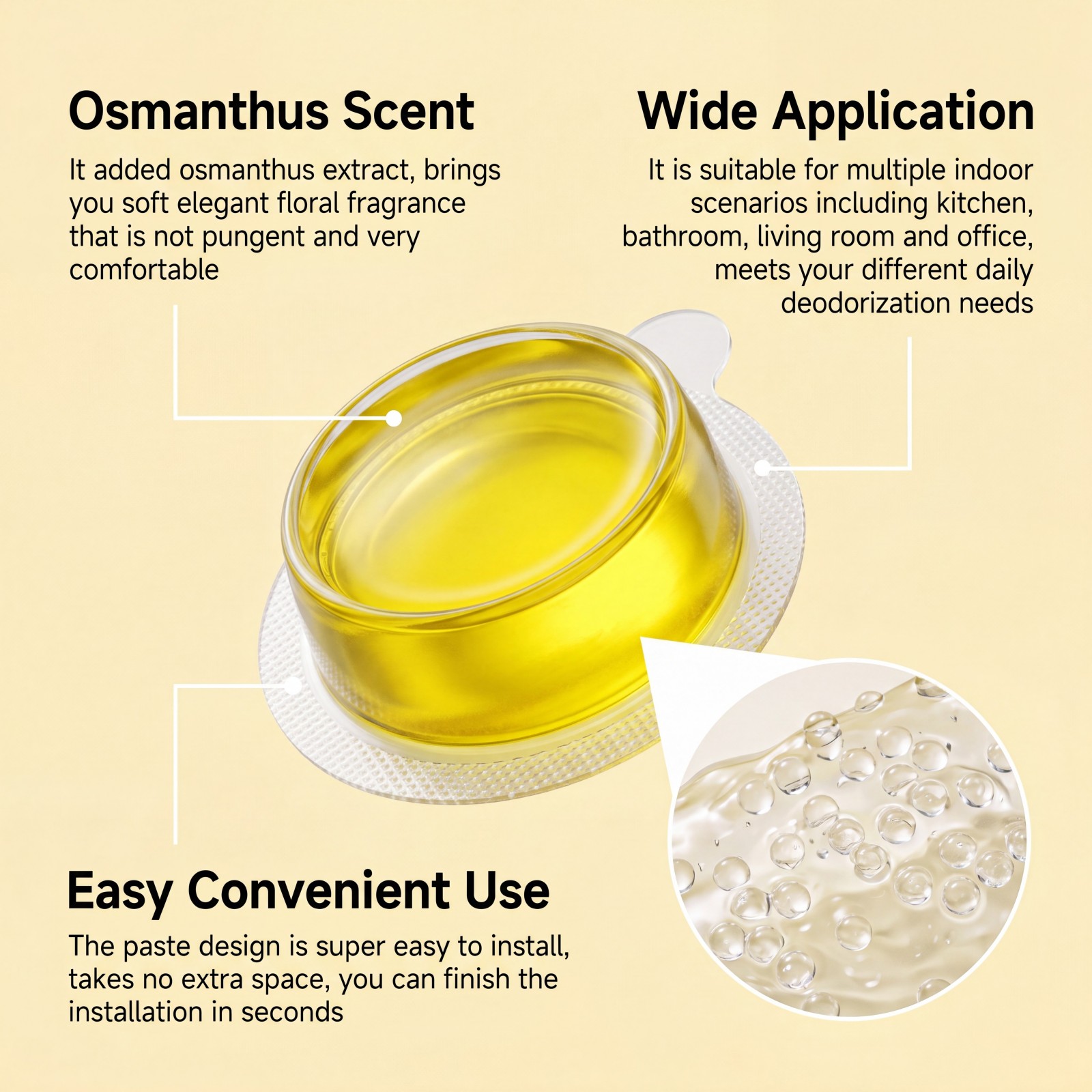 6x Osmanthus Odświeżacz do kos – Home Bathroom Freshener recenzja i cena