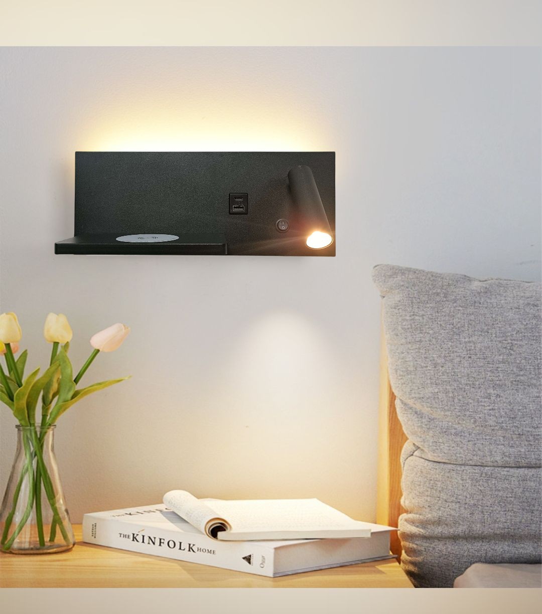 Lampa ścienna do czytania przy – Home Bathroom Lighting Design recenzja i cena