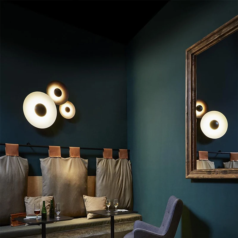 Okrągła nordycka lampa ścienna – Home Bathroom Lighting Design recenzja i cena