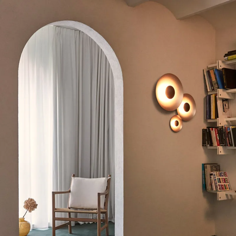 Okrągła nordycka lampa ścienna – Home Bathroom Lighting Design recenzja i cena