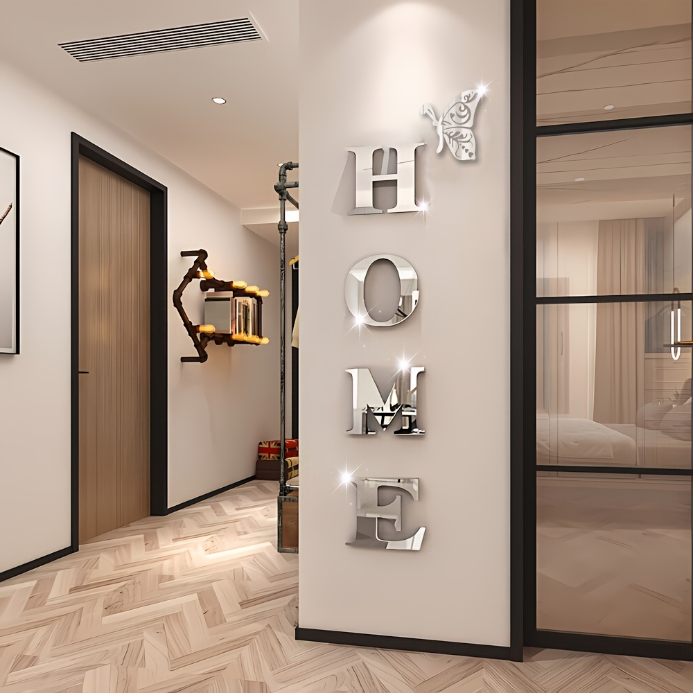 1 Zestaw Naklejek Ściennych 3D – Home Goods Bathroom Mirrors recenzja i cena