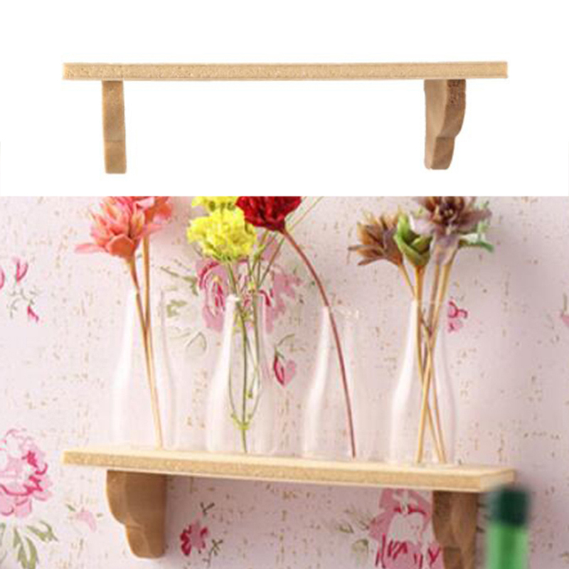 1 szt. 1:12 Drewniana półka śc – Home Bathroom Wall Decor recenzja i cena
