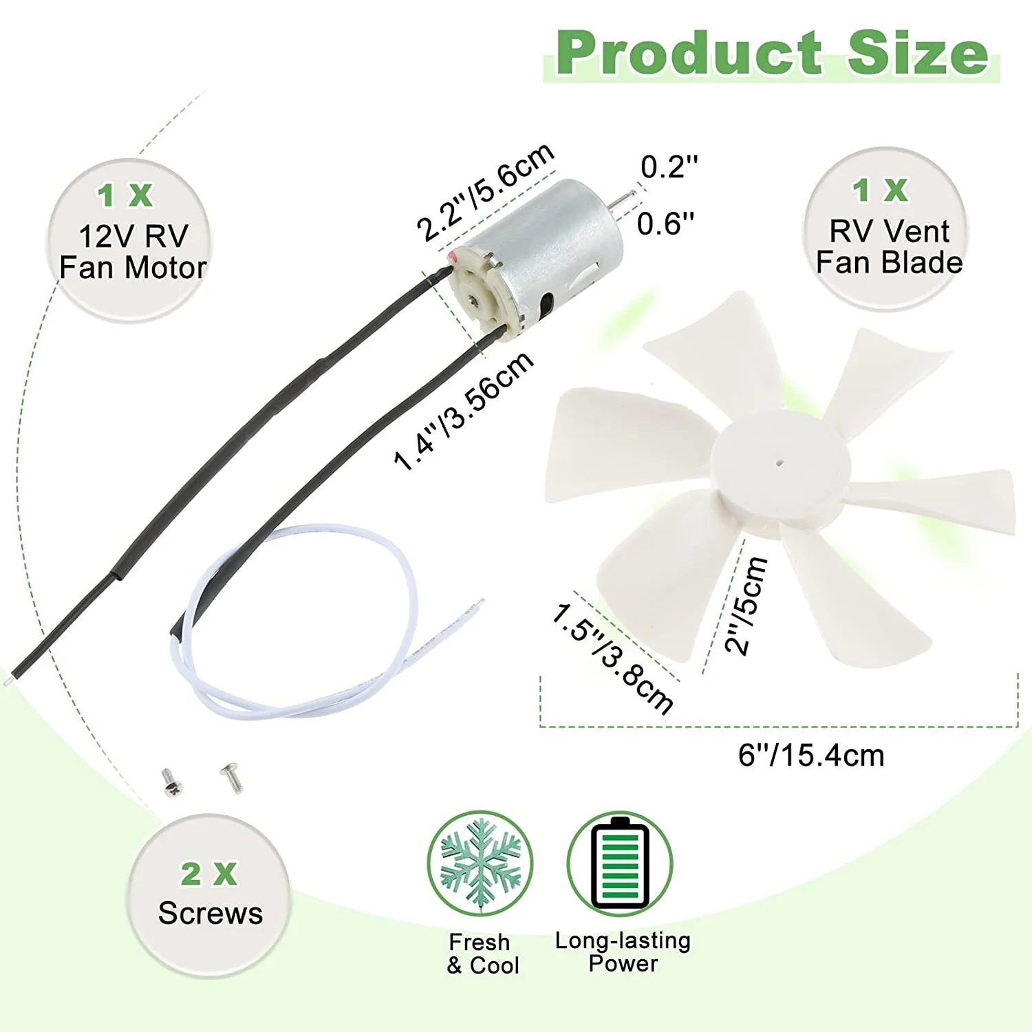 6-calowe białe łopatki wentyla – Mobile Home Bathroom Kits recenzja i cena