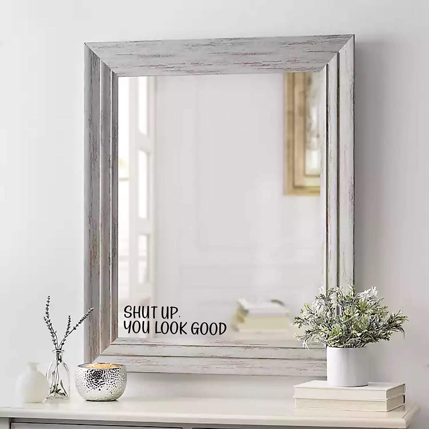 Naklejka na lustro z inspirują – Home Goods Bathroom Mirrors recenzja i cena