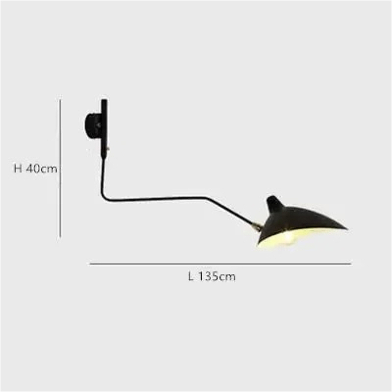 Długie ramienne lampy ścienne  – Home Bathroom Lighting Design recenzja i cena