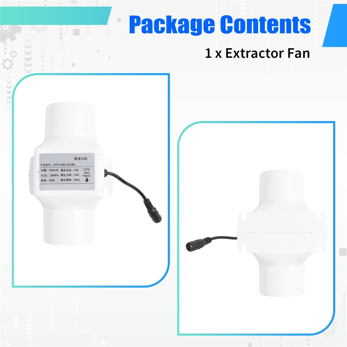 Wentylator wyciągowy DT81 60mm – Home Bathroom Extractor Fan recenzja i cena