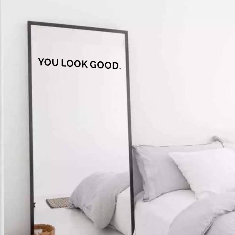 Naklejka na ścianę z napisem Y – Home Goods Bathroom Mirrors recenzja i cena