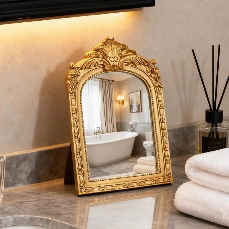 Dekoracyjne lustro w stylu vin – Home Living Bathroom Vanity recenzja i cena