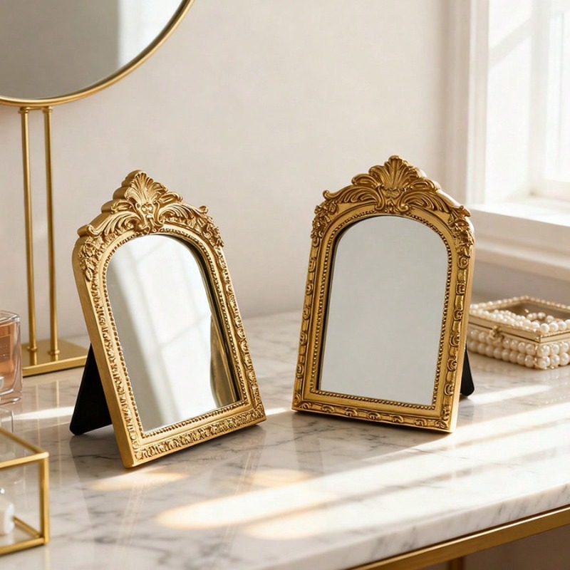 Dekoracyjne lustro w stylu vin – Home Living Bathroom Vanity recenzja i cena