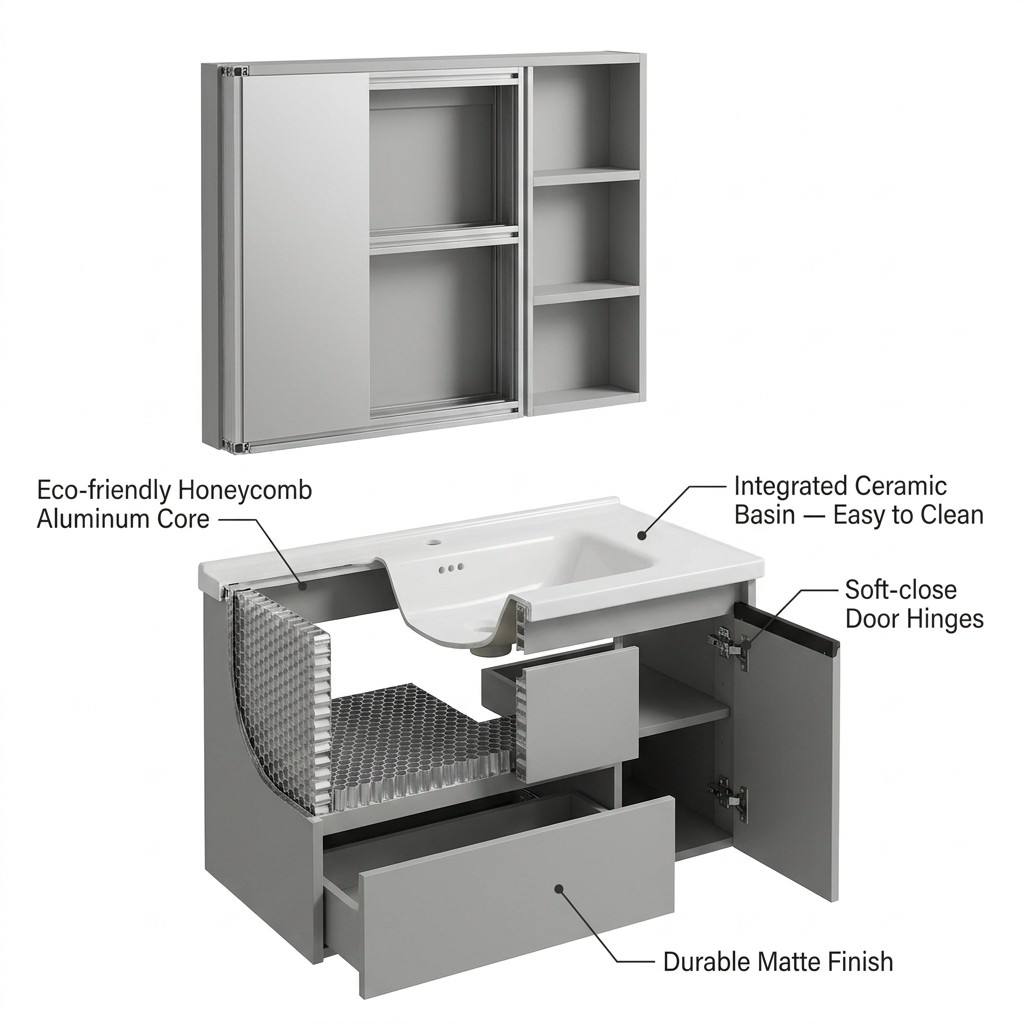 Nowoczesna, ekologiczna szafka – Home Living Bathroom Vanity recenzja i cena